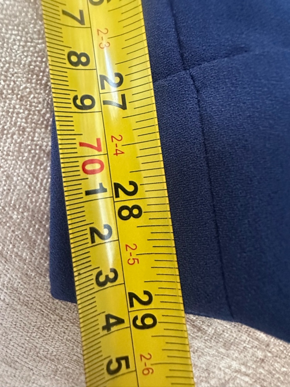 J. Crew Navy Pleated High-Rise Crepe Trousers - Picture 5 of 11